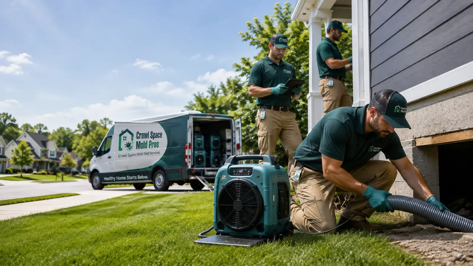 Crawl Space Mold Removal in Louisville, IL